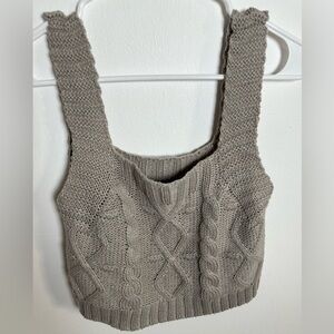 KENDALL + KYLIE Gray Tank Top Size Medium